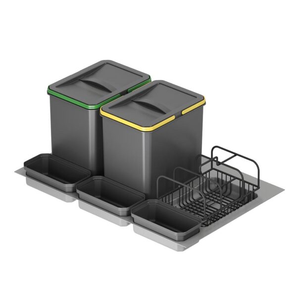 STARAX Inner Drawer Waste Bin with Portable Basket - Image 2